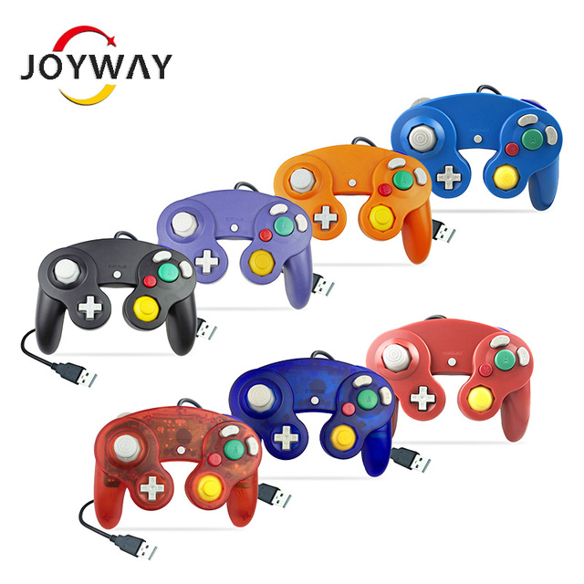For Gamecube PC USB Wired Controller Joypad Joystick for Nintend Gamepads NGC GC MAC Computer Gamepad
