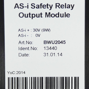 Nuevo Módulo de salida de seguridad Bihl + Wiedemann BWU2045 ASi original, IP20,1 <span class=keywords><strong>SRO</strong></span>/1EDM - Product Image 5