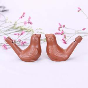 Venta al por mayor agua silbatos arcilla Vintage pájaro Curruca canción cerámica chirridos niños juguetes de baño - Product Image 4