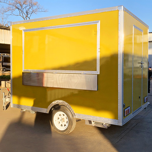 Concession Street Mobile Food Truck air Conditioner Retro Fast Food Grilling Cart Hot Dog Trailer With CE DOT - Product Image 3