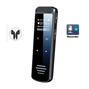 Metal body 60M distance recording password encryption voice activated professional digital voice recorder