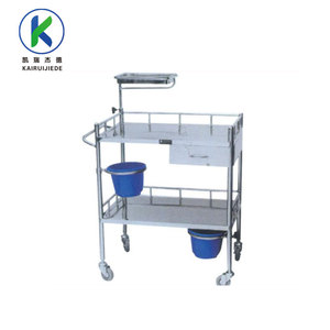 Other Medical Apparatus Hospital <strong>Dressing</strong> 304 Stainless Steel Treatment <strong>Trolley</strong> - Product Image 4