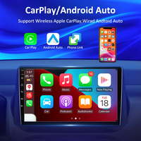 Radio de Coche Portátil de 10.1 Pulgadas para Renault Clio 4 2012-2019 con CarPlay, Android Auto, GPS, Pantalla Táctil, Amplificador, Reproductor Multimedia