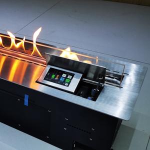 Soporte de Tv <span class=keywords><strong>Chimenea</strong></span> inteligente eléctrica de <span class=keywords><strong>etanol</strong></span> empotrada 1900mm Control remoto Función de sincronización de acero inoxidable <span class=keywords><strong>Chimenea</strong></span> de bioetanol - Product Image 3