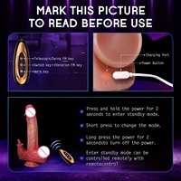 Realistischer Teleskop vibrator G-Punkt Stimulator Beheiztes Silikon Schub dildo Sexspielzeug für Frauen Big Penis Cock Style