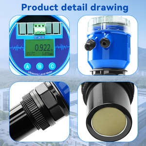 Transducteur de niveau à ultrasons Walta - Capteur de niveau de liquide sans contact pour lacs, réservoirs, canaux ouverts, sortie 4-20 mA à deux fils, ABS - Product Image 3