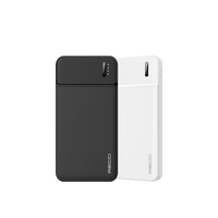 Chargeur de batterie Portable Ultra-mince 10000mah Power Bank charge rapide Powerbank Compatible avec iPhone Android téléphone Portable