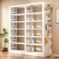 Étagère à livres grande capacité en acier, étagères réglables, support de rangement robuste pour dossiers, archivage, bureau, salle de documents