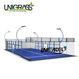 Unigrass 2024 신제품 핫 세일 Pelotas 드 Padel Canccha 드 Padel 테니스 테니스 사용 테니스 코트 사용자 정의