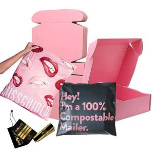 Sacs d'expédition écologiques personnalisables en polyéthylène pour courrier et colis - Product Image 1