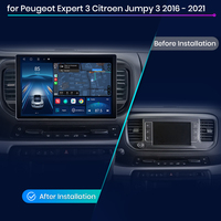 Junsun-Radio multimedia para coche, dispositivo para Peugeot Expert 3, Citroen Jumpy 3, SpaceTourer 2016-2021, 2K, HD, CarPlay, Android