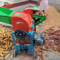 Machine à battre le grain multifonctionnelle à moteur diesel, pour le sorgho, le blé, le maïs, l'éplucheur de maïs, pour un usage domestique et l'application aux arachides
