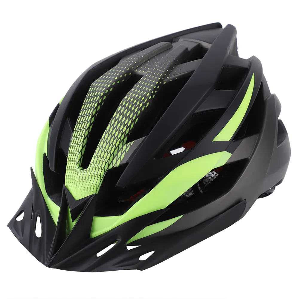 HONORTOUR helm sepeda dengan lampu dewasa, helm bersepeda sepeda gunung sepeda balap luar ruangan dengan lampu Visor