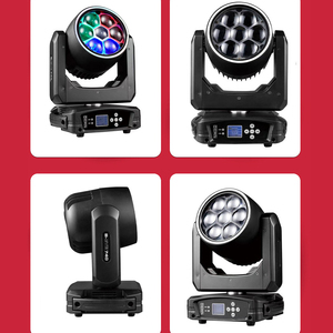 DMX 미니 7x40W 꿀벌 눈 픽셀 무대 라이트 스트립 7x40 RGBW LED 줌 빔 워시 이동 헤드 B 눈 미니 740 링 원 헤일로 효과 - Product Image 6