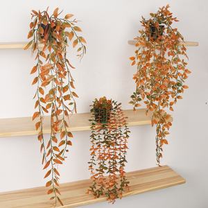 Plantes suspendues artificielles d'<span class=keywords><strong>intérieur</strong></span> en gros, <span class=keywords><strong>eucalyptus</strong></span>, fausse verdure, plante grimpante avec <span class=keywords><strong>pot</strong></span>, décoration de la maison, fournitures de jardin, mariage - Product Image 3