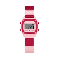Montre de sport unisexe Happy Camper Classic, bracelet en nylon résistant à l'eau, affichage LED, alarme, boîtier carré luxueux - un charme chic et amusant