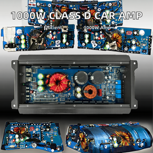 Amplificador Monobloque para Auto Lanbo Pro 1000W <span class=keywords><strong>RMS</strong></span> 1 95dB SNR Clase D de Alta Eficiencia para Subwoofer, 1 Canal, Crossovers, Aluminio - Product Image 2