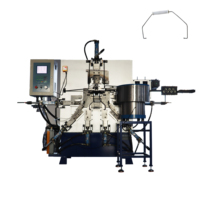 Machine de pliage automatique CNC personnalisée pour poignées de seau en fil métallique avec pince hydraulique en plastique intégrée