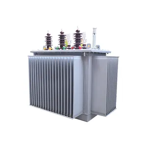 S11 נחושת מתפתל שמן סוג קירור 25KVA 30KVA 50KVA 100KVA Upto 3000 KVA חשמל כוח שנאי עם שמן טנק