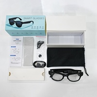 Lunettes Intelligentes M02 Black-Technology 800MP avec Étui de Recharge Réversible, Transmission d'Images Wi-Fi, Reconnaissance d'Objets et Traduction IA