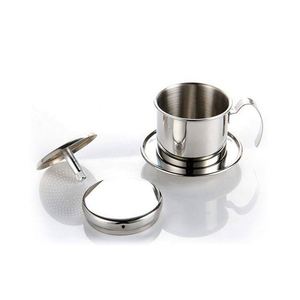 หม้อกาแฟสแตนเลส 304 สำหรับใช้ในบ้าน พร้อมที่กรองกาแฟแบบเวียดนาม - Product Image 5