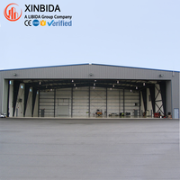 Hangar préfabriqué en structure d'acier pour avions – Conception de bâtiment en structure d'acier