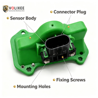Capteur de position rotatif AL176767 pour excavatrice John Deere, capteur d'angle à effet Hall, pièce de rechange aftermarket