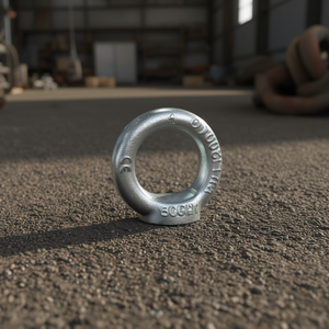 Perno de ojo galvanizado hembra DIN 582 C15e de acero con certificación CE, accesorios para elevación y anclaje - Product Image 3