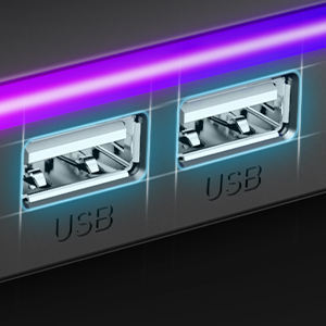 Support de refroidissement portable RGB pour ordinateur portable, 6 ventilateurs, réglable, le plus vendu en 2022, avec logo personnalisé OEM - Product Image 4