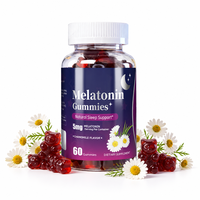 Gummies naturelles pour le sommeil avec 5 mg de mélatonine, saveur camomille, complément pour un meilleur repos et une relaxation optimale