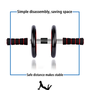 Yên Tĩnh Nhà Phòng Tập Thể Dục Tập Thể Dục Tập Thể Dục Tập Thể Dục Cơ Bắp Đào Tạo Chống Trượt Core Sức Mạnh EVA Và Thép Bụng Abs Bánh Xe Con Lăn Mat - Product Image 6