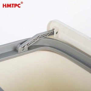 HMTPC Wall Mounted Trash Can 10L With Lid Kitchen Cabinet Door <b>Storage</b> <b>Bin</b> For Waste Recycling - Product Image 2