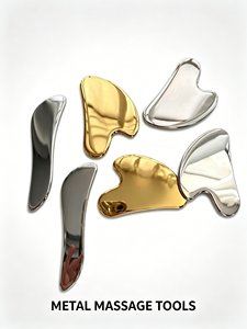 Raspador <span class=keywords><strong>de</strong></span> Metal Kansa Guasha Color Dorado al por Mayor para Modelar el Mentón, Masajeador Facial con Logotipo Personalizado, Herramienta Gua Sha - Product Image 5