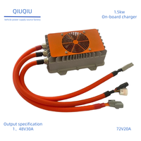 Chargeur de batterie LiFePO4 étanche IP67 2000W 72V avec puissance de sortie de 2000W pour moto et voiturette de golf