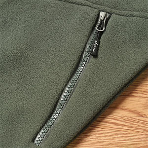 Veste polaire pour hommes OEM en polyester à fermeture éclair pour sport de plein air uniforme d'entreprise avec fermeture éclair complète pour hommes logo personnalisé veste polaire Tech Micro pour hommes - Product Image 6