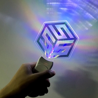 Bâton lumineux d'éclairage en acrylique à LED de forme personnalisée avec logo personnalisé pour Noël Pâques Nouvel An Saint Valentin Fête des Mères