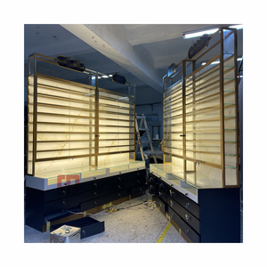 Luxury Optical Shop Display Cabinet Wall Cabinet Glasses Display Rack Custom Eyewear Display Showcase