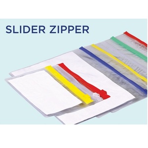 Laminated Pouch Slider Zipper <b>A4</b> Document Storage Bag Waterproof <b>File</b> Organizer for Office School Travel Use - Product Image 4