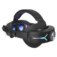 Sangle Elite VR réglable avec batterie 8000 MAh RGB Light Accessoire à bon prix pour Meta pour 3 jeux VR