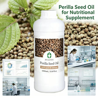 Minyak Biji Perilla Organik Cold Pressed Grade Makanan, Grosir Pabrik, untuk Suplemen Nutrisi