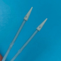 Hisopo de espuma ESD de doble punta con mango azul de 3.5mm, sin pelusas, para limpieza de salas blancas