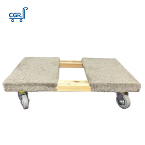 Chariot de <span class=keywords><strong>transport</strong></span> robuste OEM de 450 kg pour meubles, appareils électroménagers, tapis gris et bois, avec chariot à outils intégré - Product Image 3
