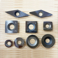 Plaquettes de couteaux réversibles en carbure de tungstène 14*14*2 pour dégauchisseuse-raboteuse, têtes de coupe spirales, lames carrées et rectangulaires