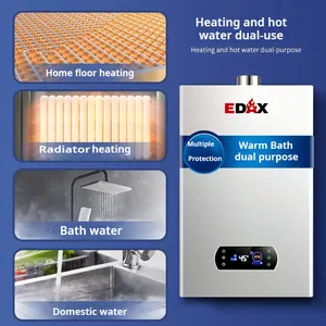 6kw Best Wall Boiler Tankless Water Heater For Home Domestic Hot Water And Radiant Heat