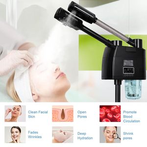 Đen trên khuôn mặt hấp nóng lạnh sương trên khuôn mặt Vaporizer với Magnifying đèn Salon Mặt hấp - Product Image 5