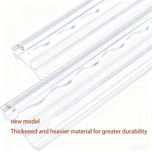 American Luxury Mahjong Racks Pushers Premium Heavy-Duty Clear Acrylic Tile Holders Smooth <b>Slide</b> Push Bars Non-Slip Durable - Product Image 5