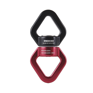 Gancio <span class=keywords><strong>Girevole</strong></span>, Dispositivo Rotante di Sicurezza con Moschettoni per Altalene da Albero - Product Image 4