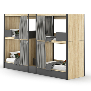 Espace capsule hôtel <span class=keywords><strong>lits</strong></span> superposés sommeil auberge lit superposé boîte capsule lit de couchage - Product Image 4