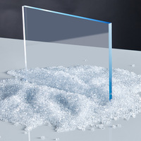 Panneau en polycarbonate solide extra épais, résistant aux UV, haute résistance aux chocs, pour balustrade de balcon d'hôtel extérieur, garde-corps d'escalier