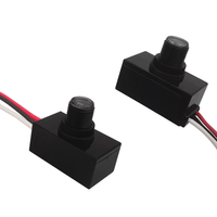 AC105-305V sakelar fotosel elektronik, sakelar Sensor On-Off otomatis tahan air luar ruangan 10A untuk lampu jalan induktif